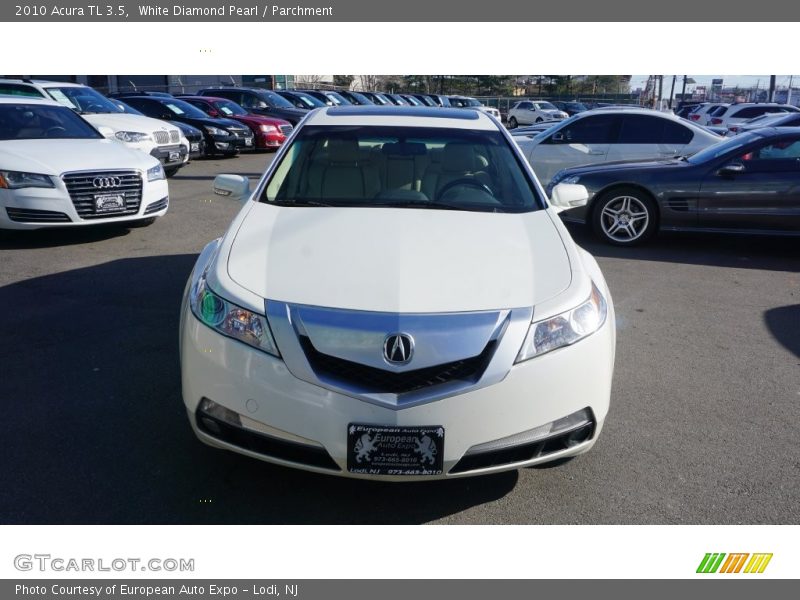 White Diamond Pearl / Parchment 2010 Acura TL 3.5