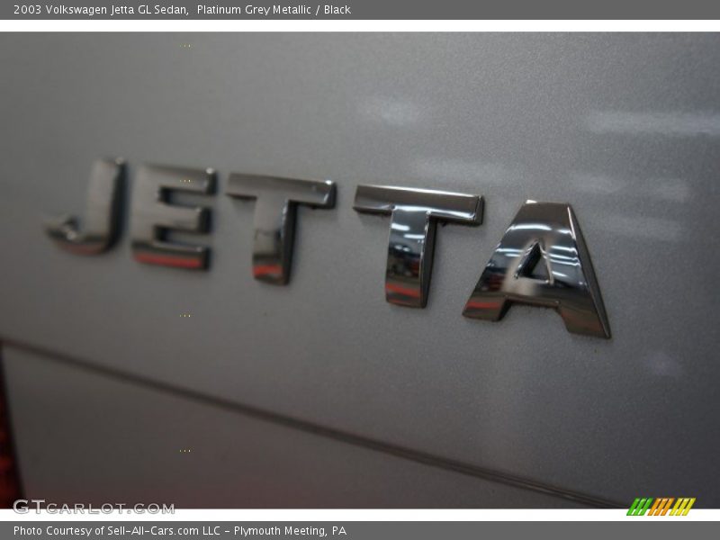 Platinum Grey Metallic / Black 2003 Volkswagen Jetta GL Sedan