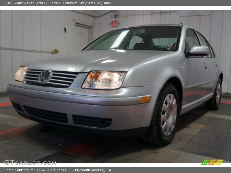 Platinum Grey Metallic / Black 2003 Volkswagen Jetta GL Sedan