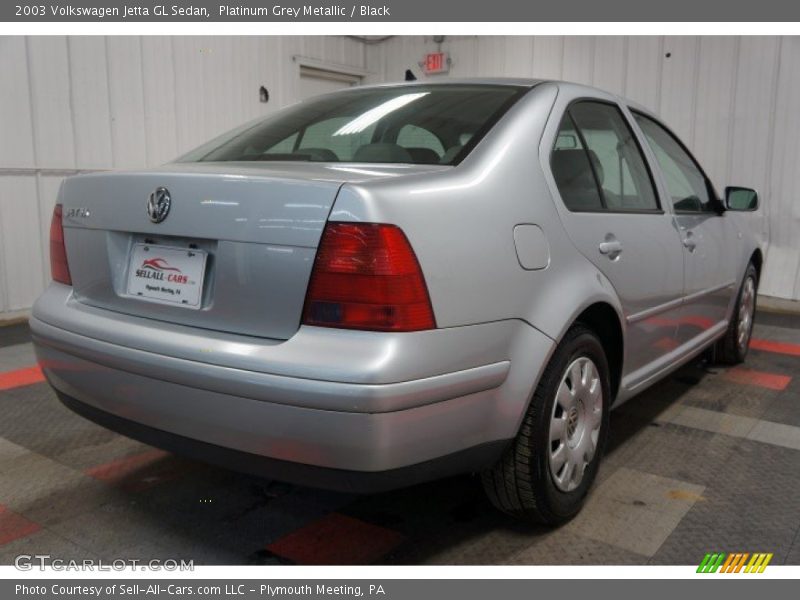 Platinum Grey Metallic / Black 2003 Volkswagen Jetta GL Sedan