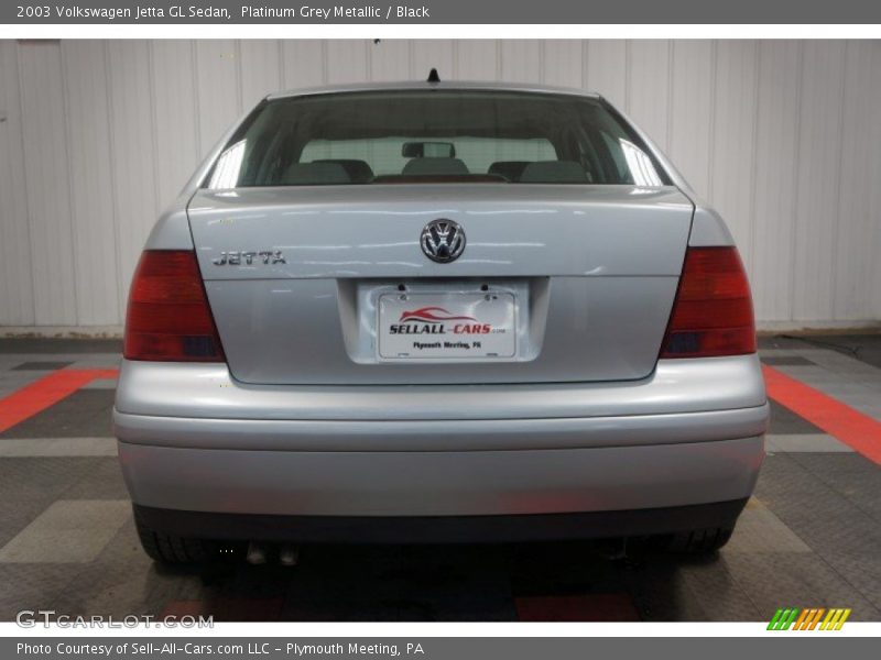Platinum Grey Metallic / Black 2003 Volkswagen Jetta GL Sedan