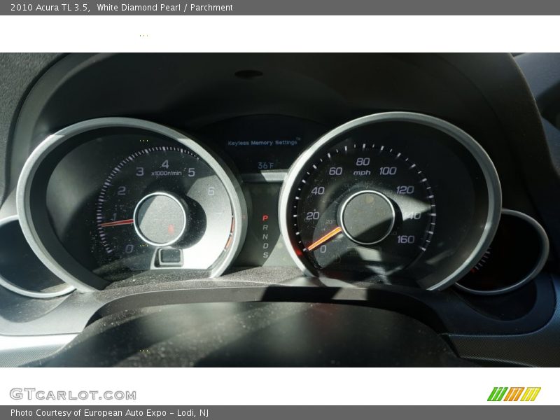 White Diamond Pearl / Parchment 2010 Acura TL 3.5