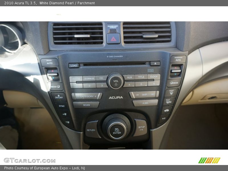 White Diamond Pearl / Parchment 2010 Acura TL 3.5