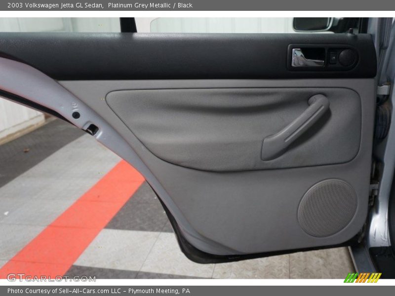 Platinum Grey Metallic / Black 2003 Volkswagen Jetta GL Sedan