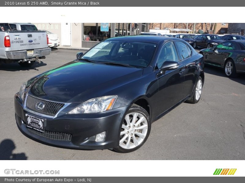 Smoky Granite Mica / Black 2010 Lexus IS 250 AWD