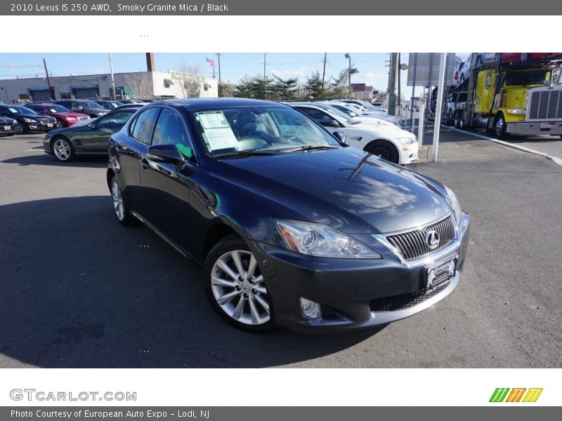 Smoky Granite Mica / Black 2010 Lexus IS 250 AWD