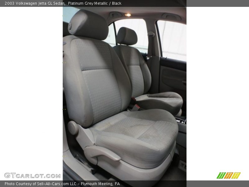 Platinum Grey Metallic / Black 2003 Volkswagen Jetta GL Sedan