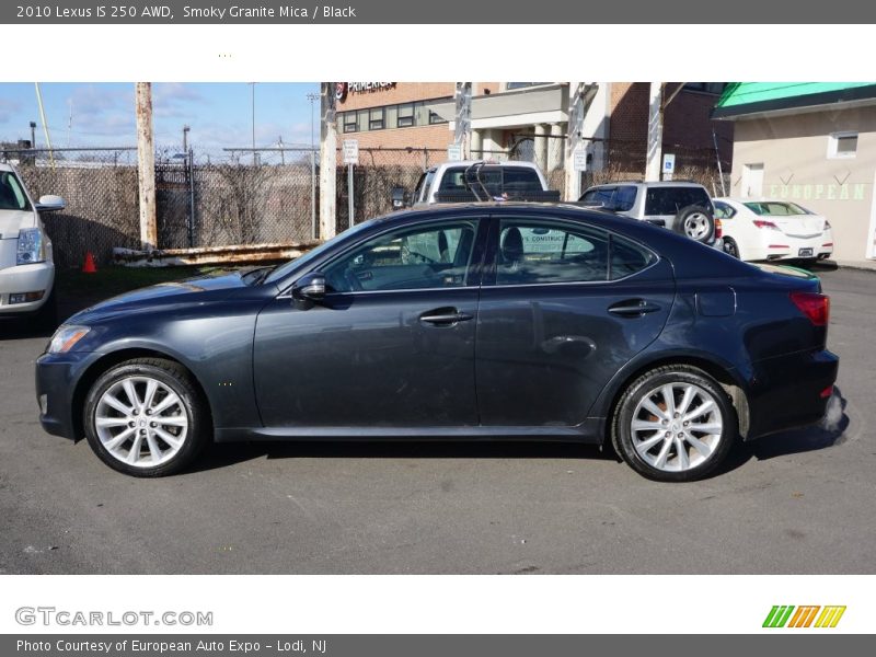 Smoky Granite Mica / Black 2010 Lexus IS 250 AWD