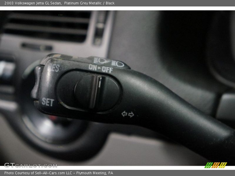 Platinum Grey Metallic / Black 2003 Volkswagen Jetta GL Sedan