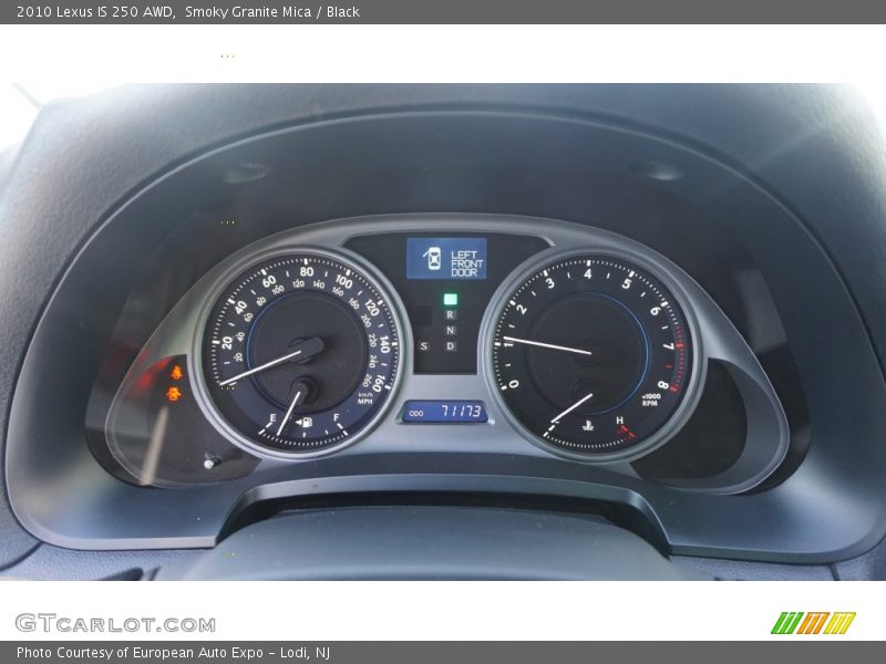 Smoky Granite Mica / Black 2010 Lexus IS 250 AWD