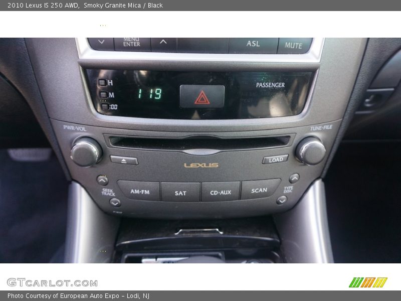 Smoky Granite Mica / Black 2010 Lexus IS 250 AWD
