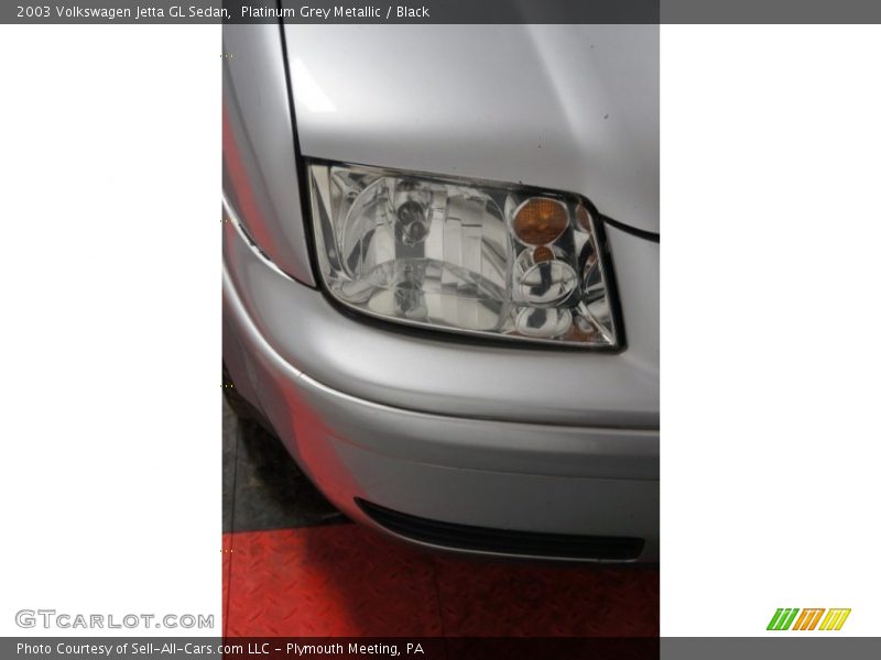 Platinum Grey Metallic / Black 2003 Volkswagen Jetta GL Sedan