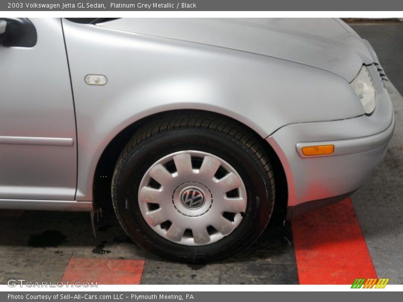 Platinum Grey Metallic / Black 2003 Volkswagen Jetta GL Sedan