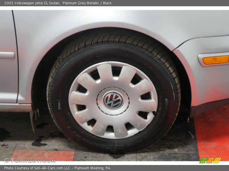 Platinum Grey Metallic / Black 2003 Volkswagen Jetta GL Sedan