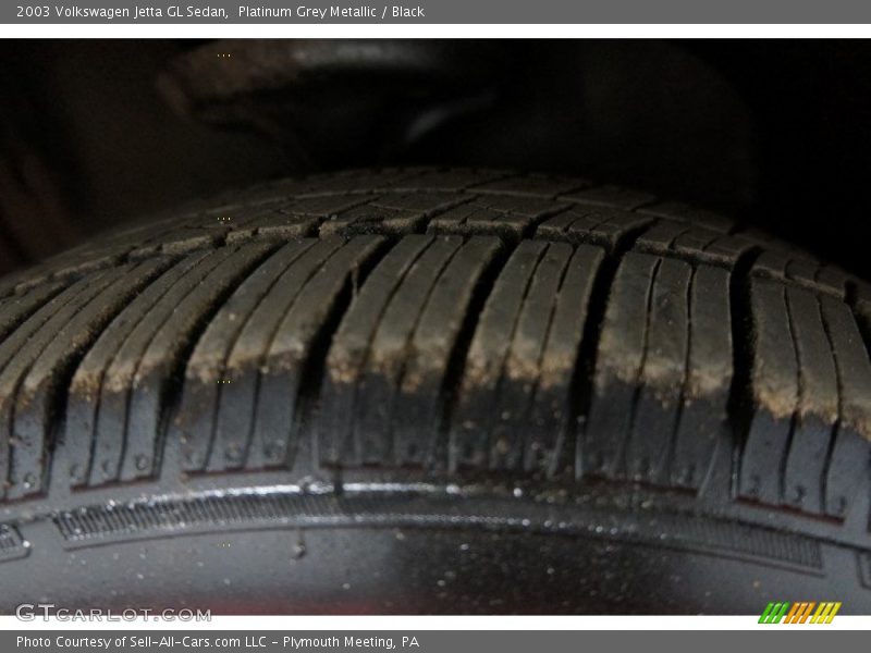 Platinum Grey Metallic / Black 2003 Volkswagen Jetta GL Sedan
