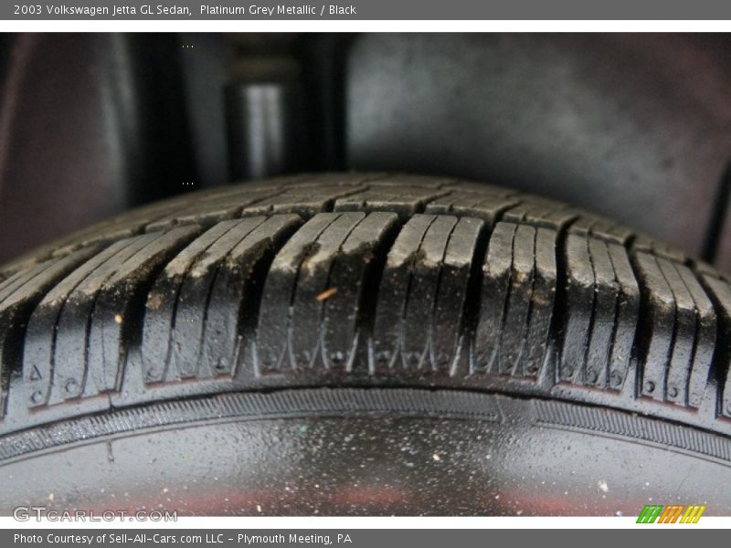 Platinum Grey Metallic / Black 2003 Volkswagen Jetta GL Sedan