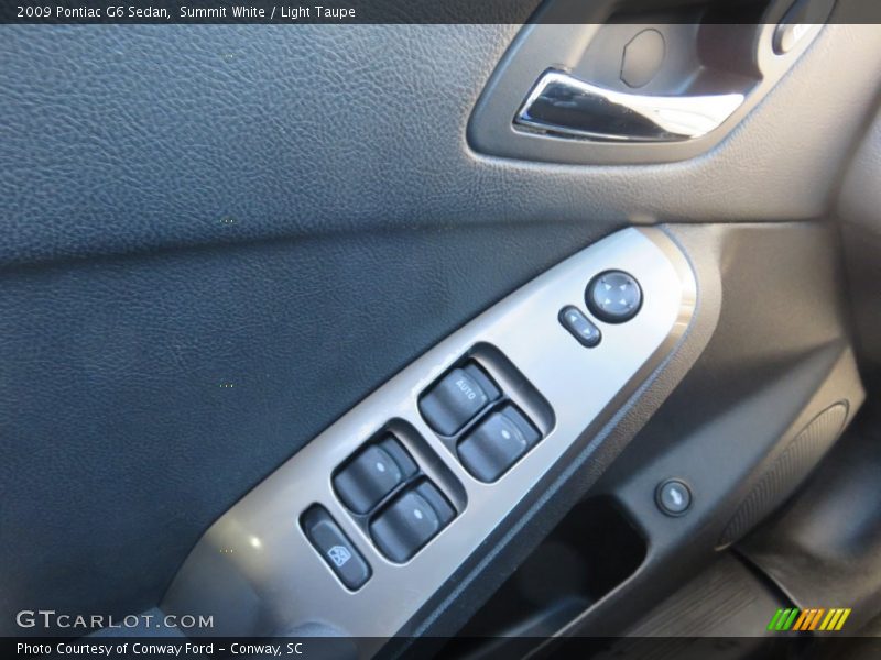 Summit White / Light Taupe 2009 Pontiac G6 Sedan
