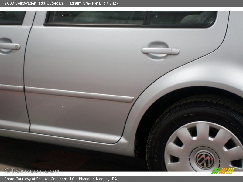 Platinum Grey Metallic / Black 2003 Volkswagen Jetta GL Sedan