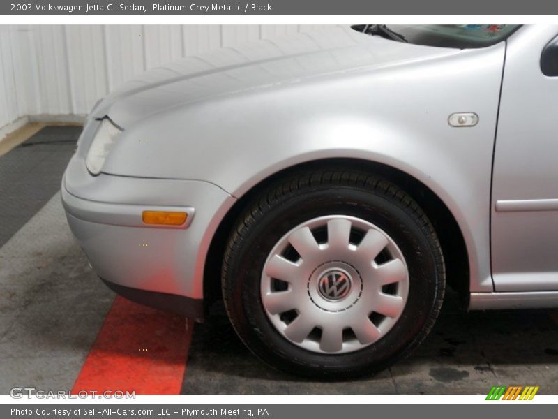 Platinum Grey Metallic / Black 2003 Volkswagen Jetta GL Sedan