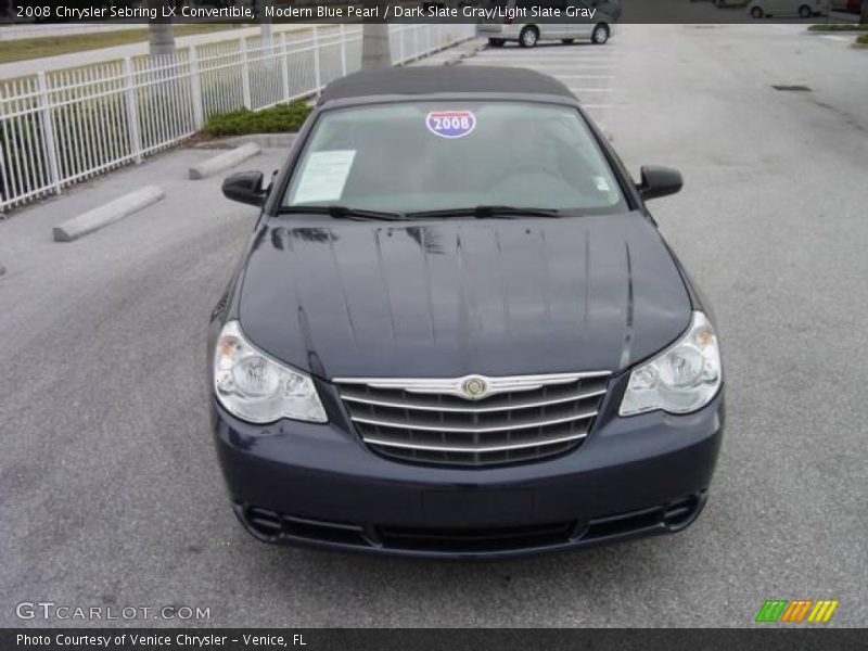 Modern Blue Pearl / Dark Slate Gray/Light Slate Gray 2008 Chrysler Sebring LX Convertible