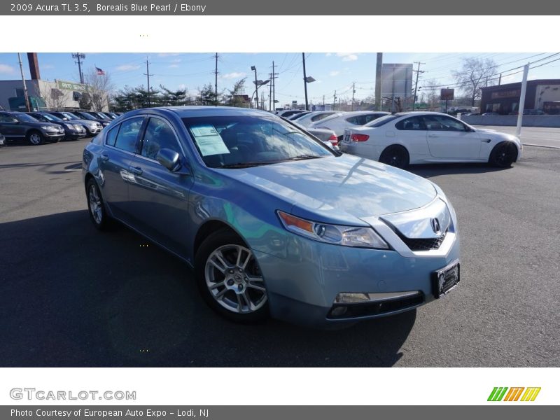 Borealis Blue Pearl / Ebony 2009 Acura TL 3.5