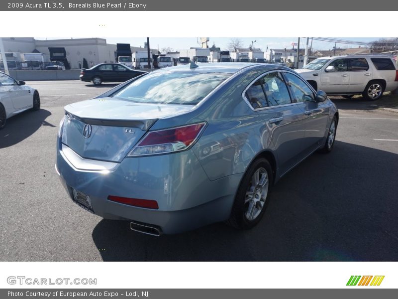 Borealis Blue Pearl / Ebony 2009 Acura TL 3.5