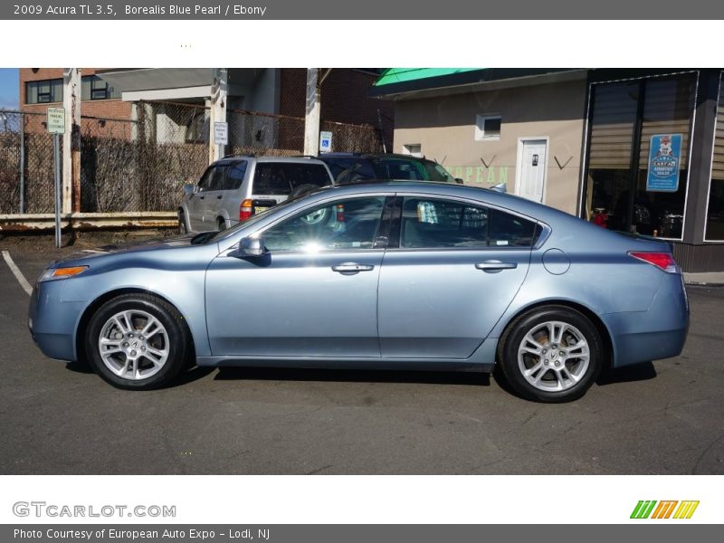 Borealis Blue Pearl / Ebony 2009 Acura TL 3.5
