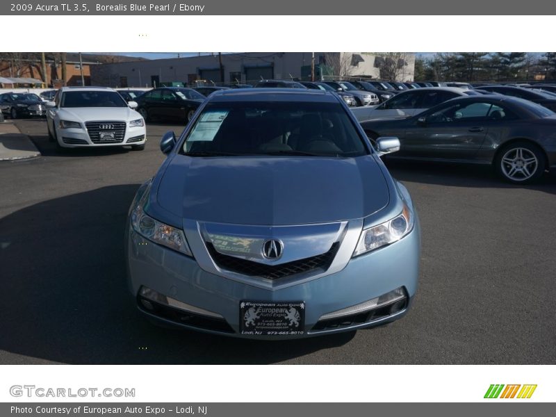 Borealis Blue Pearl / Ebony 2009 Acura TL 3.5