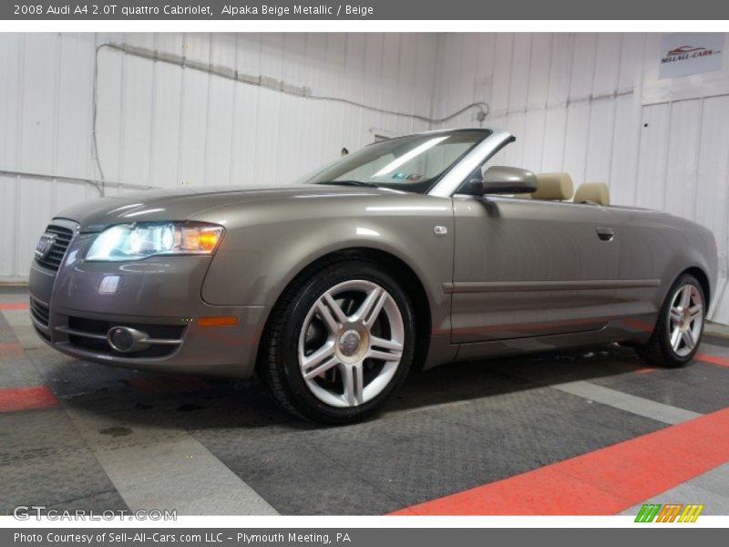 Alpaka Beige Metallic / Beige 2008 Audi A4 2.0T quattro Cabriolet