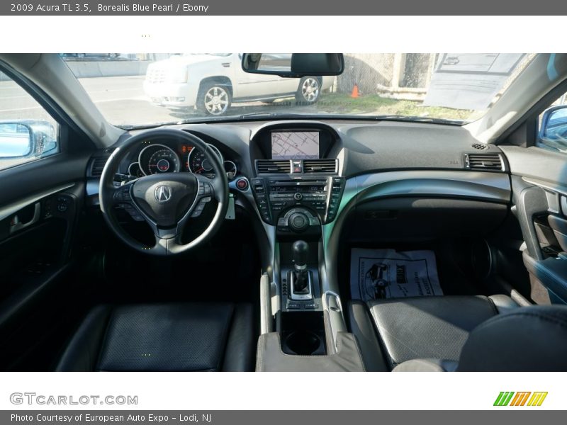 Borealis Blue Pearl / Ebony 2009 Acura TL 3.5