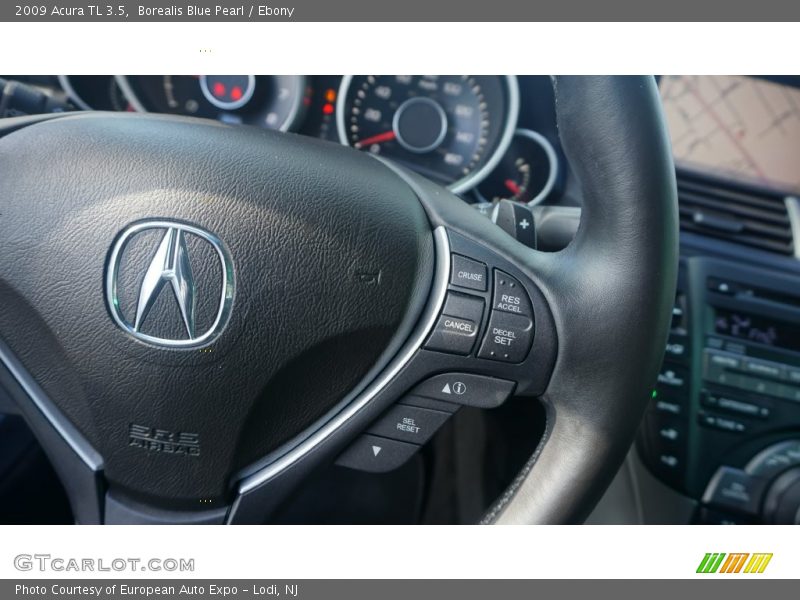 Borealis Blue Pearl / Ebony 2009 Acura TL 3.5