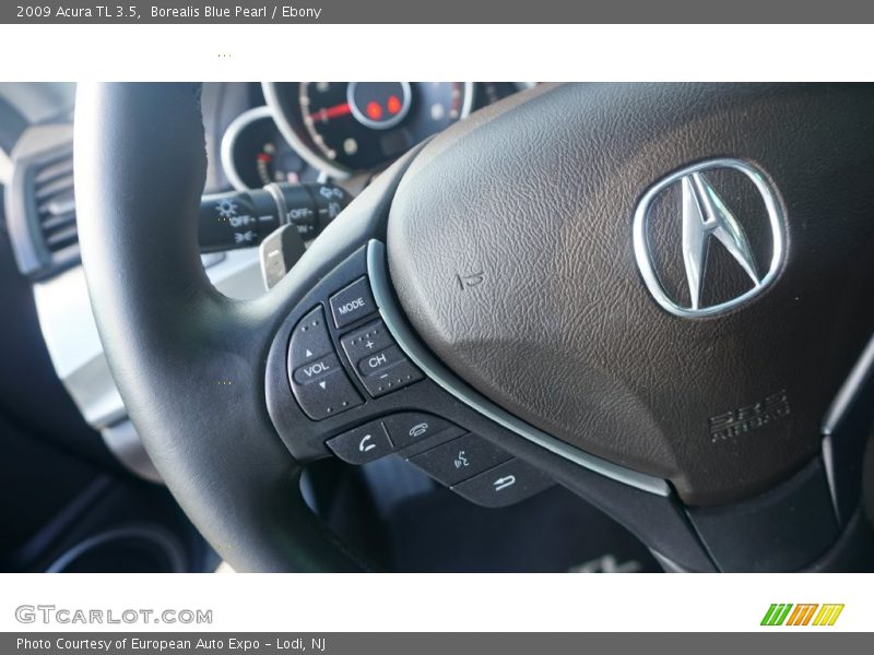 Borealis Blue Pearl / Ebony 2009 Acura TL 3.5