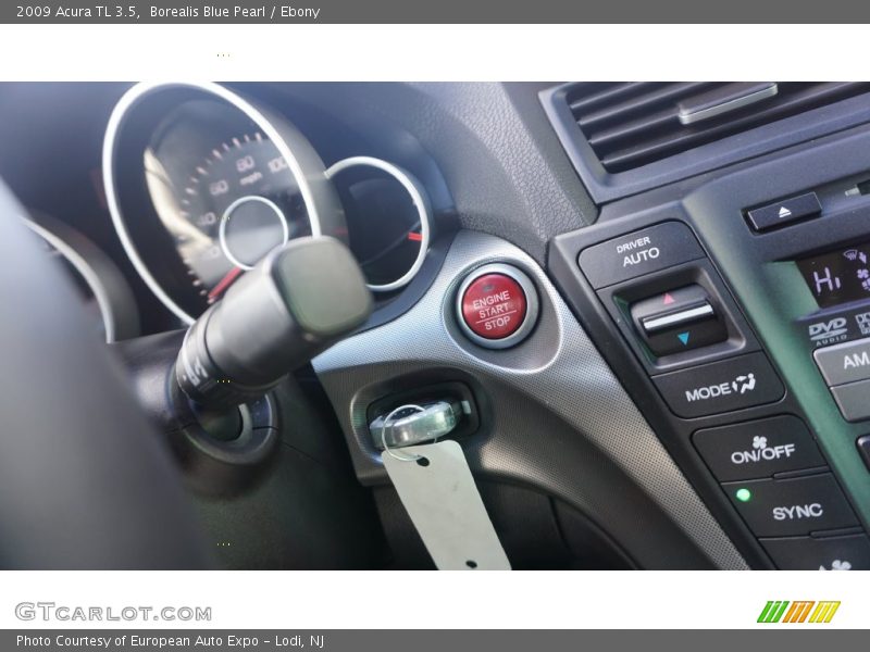 Borealis Blue Pearl / Ebony 2009 Acura TL 3.5