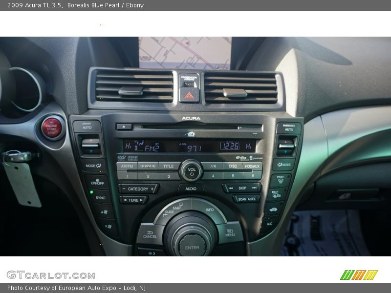 Borealis Blue Pearl / Ebony 2009 Acura TL 3.5