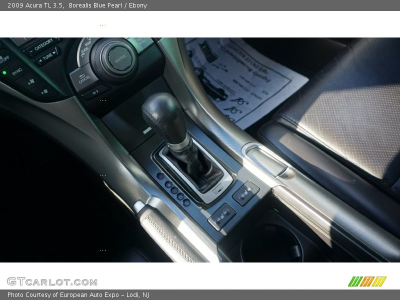 Borealis Blue Pearl / Ebony 2009 Acura TL 3.5