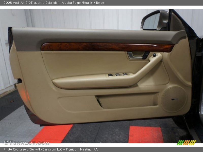 Alpaka Beige Metallic / Beige 2008 Audi A4 2.0T quattro Cabriolet