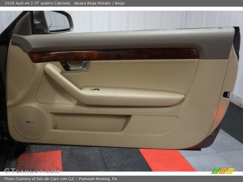 Alpaka Beige Metallic / Beige 2008 Audi A4 2.0T quattro Cabriolet