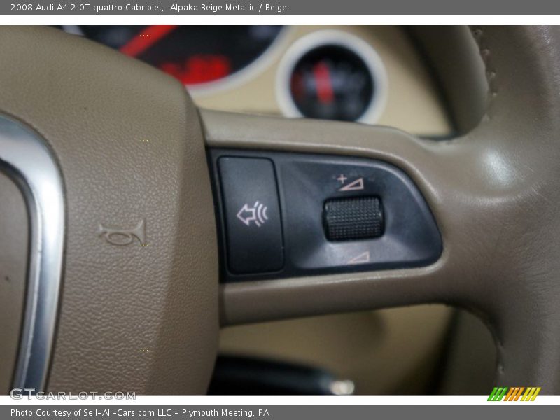 Alpaka Beige Metallic / Beige 2008 Audi A4 2.0T quattro Cabriolet