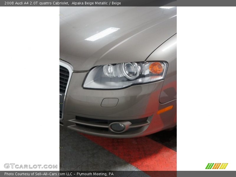 Alpaka Beige Metallic / Beige 2008 Audi A4 2.0T quattro Cabriolet
