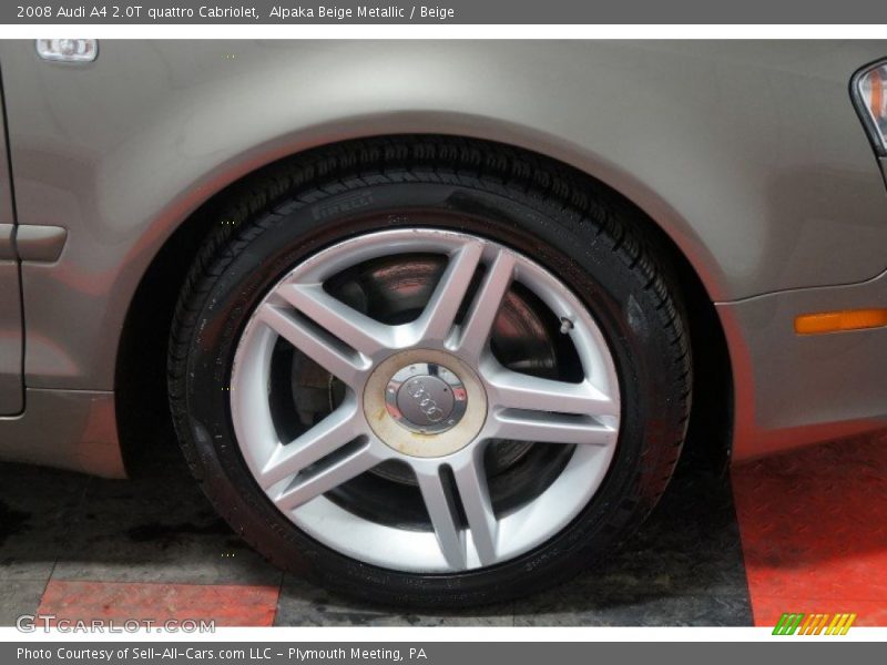 Alpaka Beige Metallic / Beige 2008 Audi A4 2.0T quattro Cabriolet