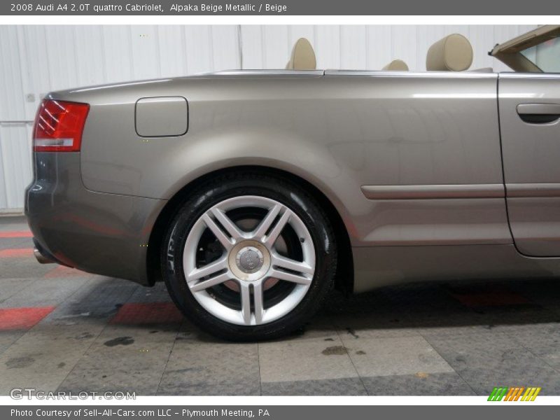 Alpaka Beige Metallic / Beige 2008 Audi A4 2.0T quattro Cabriolet