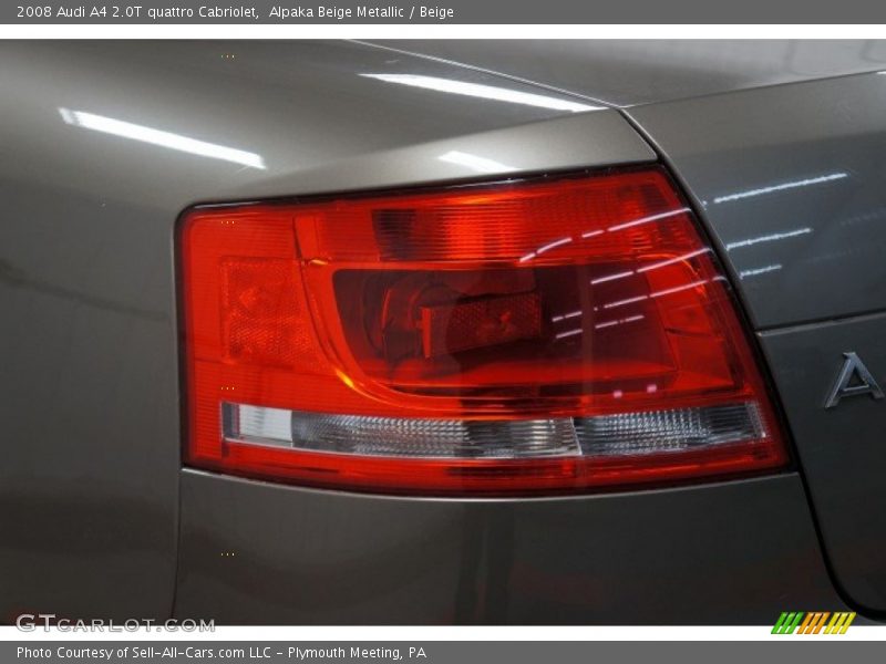 Alpaka Beige Metallic / Beige 2008 Audi A4 2.0T quattro Cabriolet