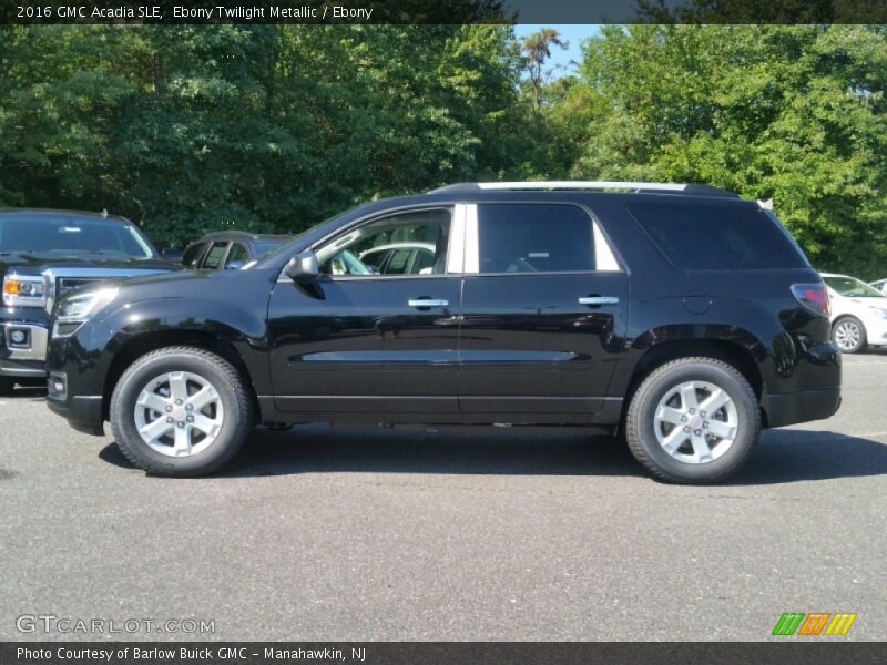 Ebony Twilight Metallic / Ebony 2016 GMC Acadia SLE