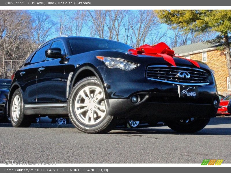 Black Obsidian / Graphite 2009 Infiniti FX 35 AWD