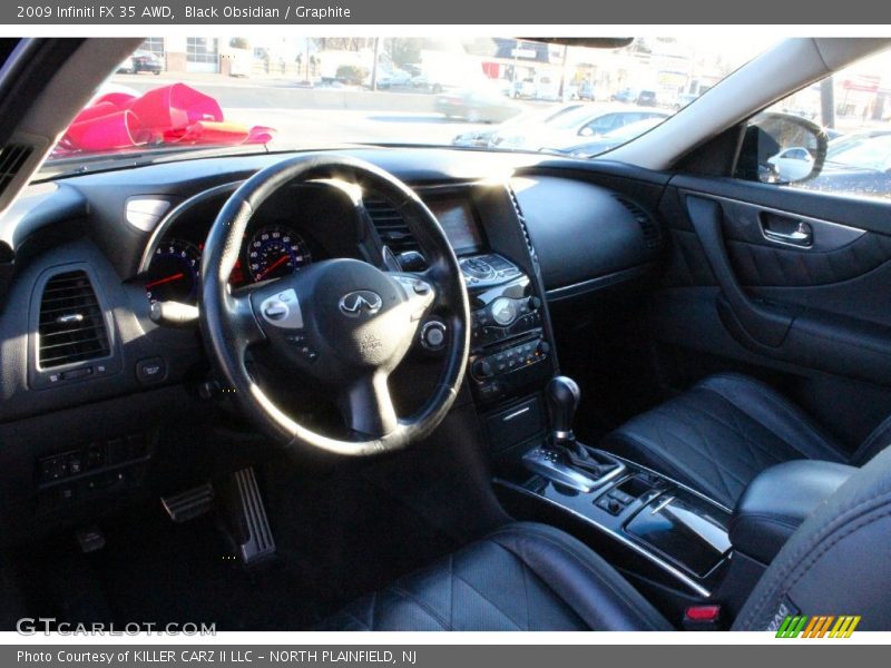 Black Obsidian / Graphite 2009 Infiniti FX 35 AWD