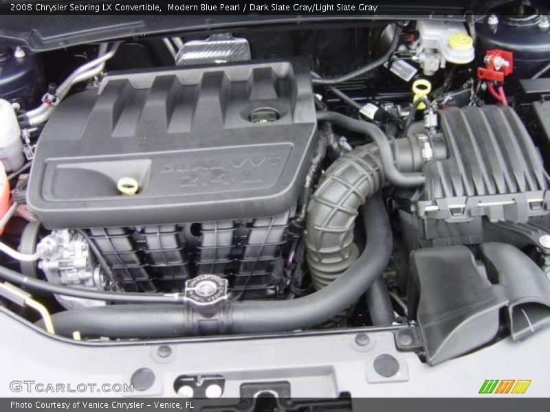 Modern Blue Pearl / Dark Slate Gray/Light Slate Gray 2008 Chrysler Sebring LX Convertible