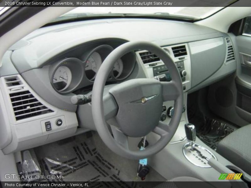 Modern Blue Pearl / Dark Slate Gray/Light Slate Gray 2008 Chrysler Sebring LX Convertible