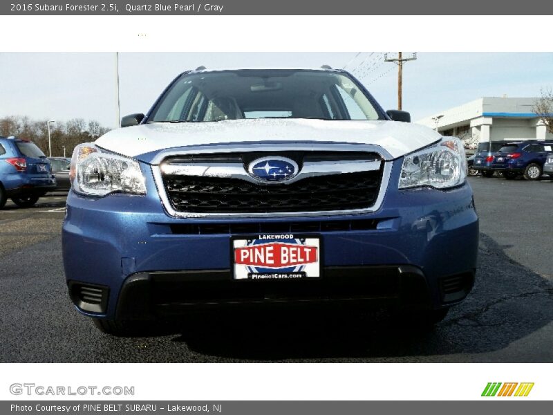 Quartz Blue Pearl / Gray 2016 Subaru Forester 2.5i