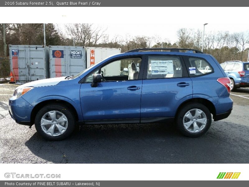 Quartz Blue Pearl / Gray 2016 Subaru Forester 2.5i