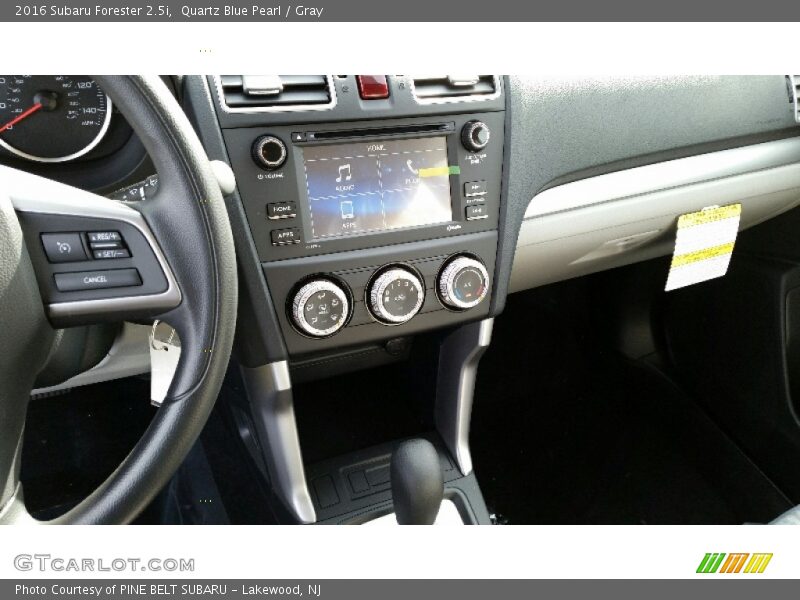 Quartz Blue Pearl / Gray 2016 Subaru Forester 2.5i